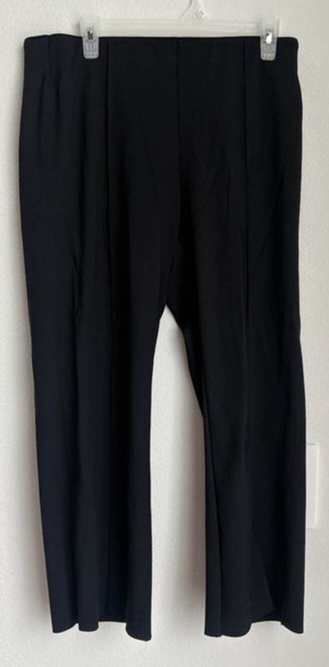 Womens Athleta Black Cropped Straight Leg Pant Size Large